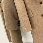 OFTBUY Woolen Coat Female Women's Luxury Double-Faced Wool Jacket Winter Oversize Real Fox Fur Double Breasted Elegant Outerwear