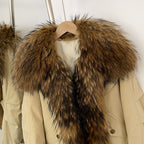 OFTBUY Warm Big Natural Fox Fur Collar Down Coat New Autumn Winter Clothing Women Waterproof Safai Real Fur Puffer Jacket Female