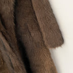 OFTBUY Luxury Long-Line Notch Lapel Faux Fur Coat - Elegant Winter Vegan Fur Overcoat