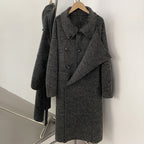 OFTBUY Elegant Double-sided Alpaca Wool Coat Female Long Belt Woolen Clothes Women New Autumn Winter Long Sleeve Cashmere Jacket