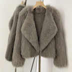 OFTBUY Luxury Short Natural Fox Fur Jacket Female New Autumn Winter Warm Top Clothes Women Weaving Thick Fluffy Real Fur Coat