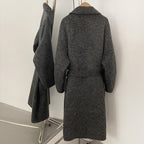 OFTBUY Elegant Double-sided Alpaca Wool Coat Female Long Belt Woolen Clothes Women New Autumn Winter Long Sleeve Cashmere Jacket