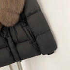 OFTBUY Big Real Fox Fur Collar Duck Down Coat Female New Winter Hooded Warm Down Clothes Women Natural Raccoon Fur Puffer Jacket